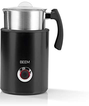 BEEM MILK-PERFECT Induktions-Milchaufschäumer - 260ml | Induktion | 3 Programme | Cappuccino Latte Macchiato | Milchschaum | Ohne Anbrennen | 500 W