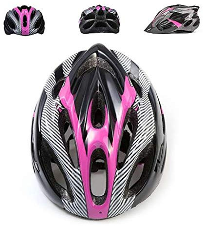 Leichter MTB City Bike Helm, Urban Fahrradhelm MTB Mountainbike Helm, Allround-Fahrradhelm Skaterhelm fur Radsport Skateboard, Inline-Skate, für Erwachsene Herren Damen (Rosa)