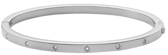 Fossil Sadie Damenarmband aus Edelstahl mit Druckknopfverschluss