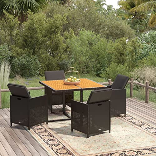 Yolola gartenmöbel Set 5-TLG,gartenmöbel Set Rattan,Garten loungemöbel Set,Gterrassenmöbel,artenmöbel Gartengarnitur Garten Essgruppe
