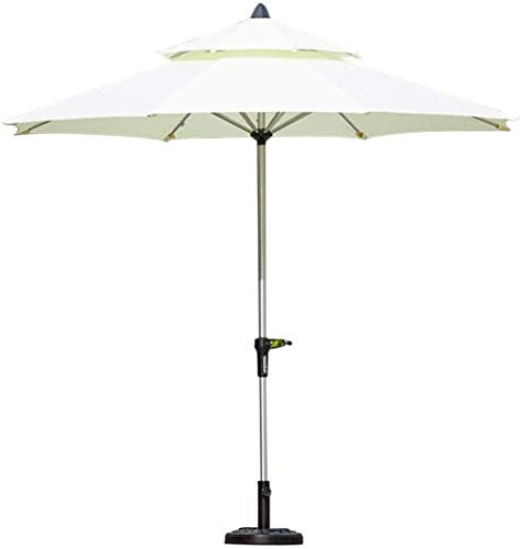 ATAAY Parasols de Jardin d'extérieur Grand Parasol de marché avec Base, Parapluie de terrasse Portable pour Bord de Piscine, terrasse, Jardin, arrière-Cour, Piscine