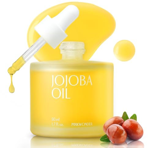 PINKWONDER 100% Pure USDA Organic Non-Greasy Jojoba Oil 1.69 fl oz