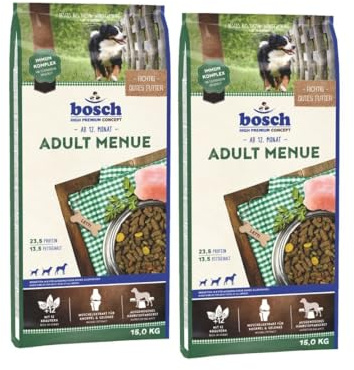 Bosch Bosch Menue 2 x 15kg Sparpaket Trockenfutter für Hunde