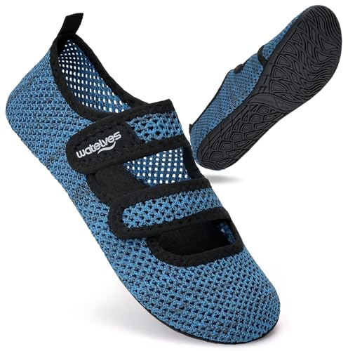 WateLves Badeschuhe Wasserschuhe Herren Damen Schwimmschuhe Strandschuhe Aquaschuhe Schnell Trocknend Breathable Surfschuhe Beach Pool Unisex
