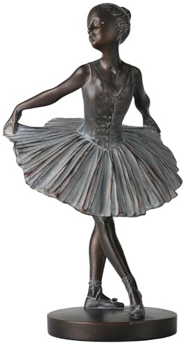 Grace4Joy Vineyard Carvings Ballerina Dancing Girl Figurine (Bronze-Dancing)