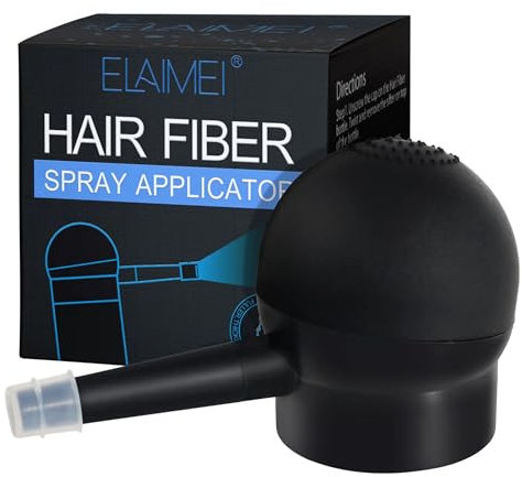 Aplicador para Fibras Capilares - Pulverizador para Volumen y Espesor del Cabello - Spray para Fibras Capilares en Polvo - Preciso para Cubrir Zonas Desplobladas - Hombre y Mujer - Facil de Usar
