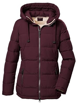 G.I.G.A. DX quiltad jacka för kvinnor med huva GW 68 WMN QLTD JCKT, björnbär, 34, 42390-000