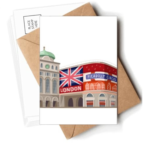 Britain UK London Architektur Malerei Postkarten Umschläge Blanko Notizkarten Versand