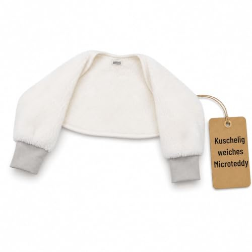 Liebes von priebes Baby Armwarm - Kuschelig Weiches Microteddy, pflegeleicht, Ideale Ergänzung zum Schlafsack mit Füßen, Babyschlafsack Kinder ohne Ärmel, Kinderschlafsack mit Beinen