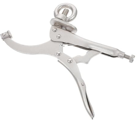 DOITOOL 9-inch Drill Press Clamp and Locking Pliers, Heavy-Duty Drill Fixing Vice Quick-Set Hold Function for Workshop and Bench Use
