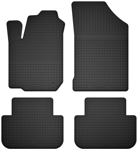 Wielganizator Gummimatten passend für Citroen Berlingo I (1996-2010) Kombi, Multispace | 4-teiliges Set | bessere Passform als universelle Matten | Schwarz