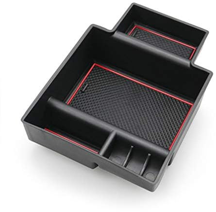 QASULER, for Seat, Leon 5F FR MK3 Mittelkonsole Aufbewahrungsbox Armlehnen-Organizer Mittelarmlehne Handschuhfach Autozubehör Armlehnen-Aufbewahrungsbox