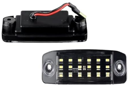 MEXWLOP 2pcs 12v White 18s, for Hyundai, for Kona 2017- For I40 CW 2011-2PC Light SMD Car License Plate Lights automotive plate illumination