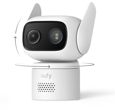 eufy Security Indoor/Outdoor Camera C31, 360° Pan &Tilt, AI AutoTracking