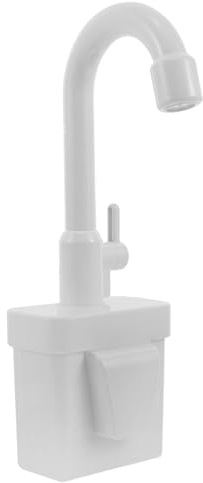 JOINPAYA Kids Kitchen Toy Sink Faucet Replacement with Running Water 10.63 Inch Play Kitchen Sink for Toddlers Pretend Play Accessories