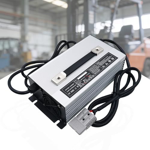 HYDTGZ Chargeur de Batterie Intelligent et Entièrement Automatique 36 V 30 A pour Chariots Élévateurs Voiturettes de Golf et Autolaveuses Chargeur de Maintien de Charge avec Prise Anderson,A,175A