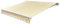 vidaXL Auvent Pliable Manuel 300 cm Jaune/Blanc Marquise Protection Solaire