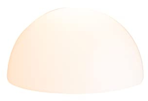 8 seasons design LED Dekolampe Shining Sunrise 50cm groß E27 Fassung inkl. LED in warmweiß, Halbkugel, Bodenleuchte, Garten Deko, Outdoor