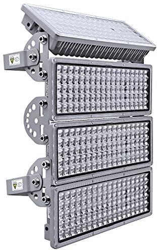 POWFUL LED Flutlicht 400W LED Strahler Flutlichtstrahler 6500K 40000LM Außenstrahler IP67 Wasserfest Flutlicht LED Außen mit Einstellbarem winkel für Garten Stadion