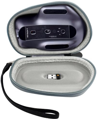 Funda para Logitech Mx Master 3s/Master 3/Mx Master 2s Ratón Inalámbrico, Portátil Bluetooth Mouse Caja de Almacenamiento - Gris