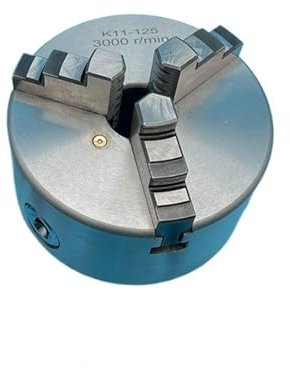 CIJIAOPOYU Drehfutter 125 MM Große Bohrung 38 MM 3 Backen Selbstzentrierendes Spannfutter Manuelles Spulenfutter Manueller Typ