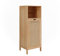 Vicco armadietto da bagno con portabiancheria Liora, Bambù, 36 x 98 cm