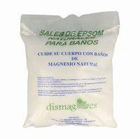 Sal d'Epsom 4 kg BIO-Source concentrado de magnesio, sal 100% natural, baño y cuidado personal.