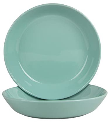 10 Strawberry Street Double Line 9.5/36 oz Dinner Bowl, Set of 2, Seafoam