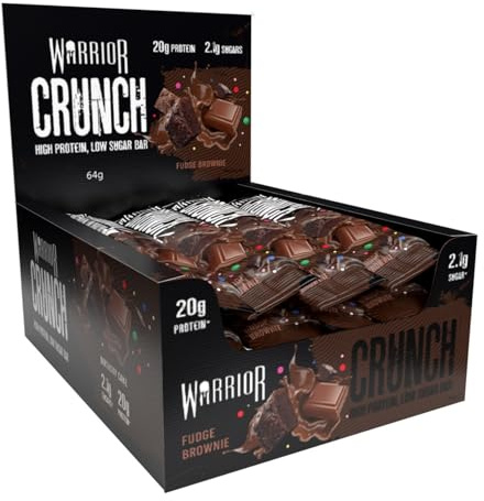 Warrior Crunch Soft Core High Protein Bar 12 x 64g