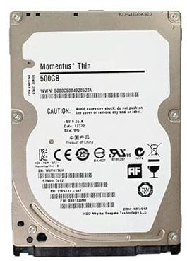 HDD da 500 GB 2,5 pollici SATA 6 Gb/s 16 MB 5400 giri/min per disco rigido interno per laptop ST500LT012