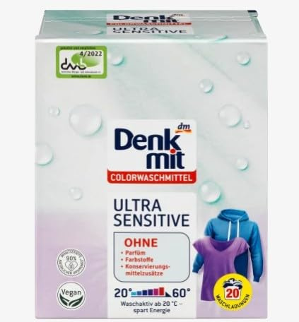 (Denkmit, Farbwaschmittel, Ultra Sensitve, 20 Waschgänge (PRODUKT AUS DEUTSCHLAND)