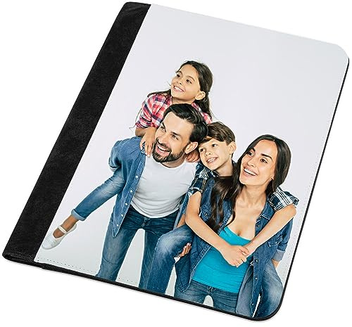 Textile Dokumentenmappe A4 personalisiert Foto - Dokumententasche mit Fotodruck auf der Vorderseite - Dokumententasche Textil schwarz starr