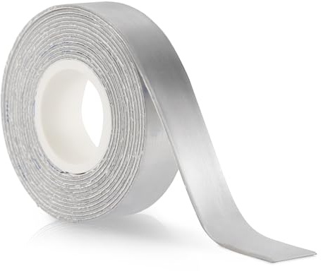 Cinta de Peso de Plomo 1,27 x 152cm, 2 Gramos por Pulgada Cinta de Plomo Golf Cinta de Plomo de Alta Densidad Cinta de Plomo Adhesiva para Pesca Tenis Raqueta Pickleball Paleta de Bádminton