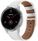 Bracelet de montre en cuir véritable de 18 mm pour Garmin Venu 2S/3S/Vivoactive 4S/Vivomove 3S