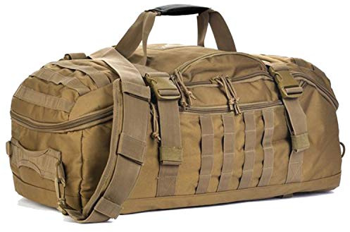 Miramrax Sporttasche, Sporttasche, Wochenend-Reisetasche für Männer und Frauen, militärisches Training, Sport, Übernachtung, Basketball, Taktik, Fußball, Coyote, 25L US, Sporttasche