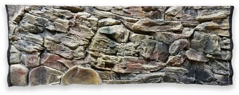 ZooPaul 3D Aquarium Rückwand Struktur Stein 150x60 cm Aquarienhintergrund Hintergrund Terrarium Dekoration