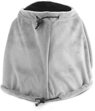 Mascherina con Gel per Emicrania - Cuffia Riscaldabile e Raffreddabile per Alleviare Mal di Testa, Tensioni e Stress, 24x31x2cm, in Poliestere, Grigio