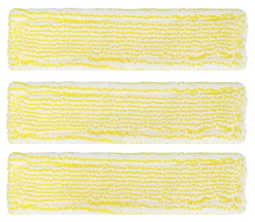 Glasreiniger-Pads, Mikrofaser-Tuch-Pad, 3 Stück Mikrofaser-Fensterreiniger-Pad-Ersatz Für Karcher