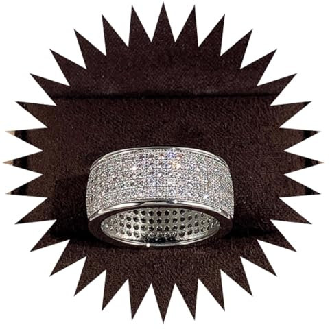 Ringe Damen Ring Für Damen Frauen Finger Herren Geschenk Fünfreihige Diamantringe Sind Beliebt Und Modisch 10Dj028S2