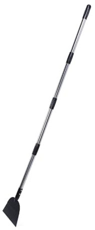 Snow Shovel Ice Scraper Snow Broom Long Handle Flat Shovel Snow Ice Chopper Ice Removal Tool for Walkway Driveway Road Cleaning