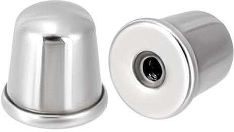 Beebeecraft 1 caja de 50 piezas de Cierres de Rosca para Pendientes de Acero Inoxidable 316L, de Metal Y Plata, para Perforaciones En Orejas Caídas, Pendientes Pesados