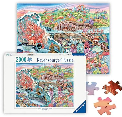 Ravensburger Puzzle Marine Fable, 2000 Teile, Puzzle für Erwachsene ab 14 Jahren, 98 x 75 cm, Puzzle für Erwachsene, 2000-teilige Sammlung, Geschenkideen