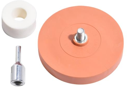 Roue de retrait adhésive – Roue pour caoutchouc en caoutchouc de 4 pouces – Outil de retrait de la colle pour autocollants pour carrosserie de voiture, enlève bandes à rayures et graphiques