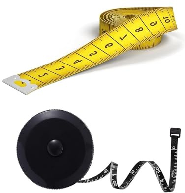 2 Bände Maßband Körpe 300cm, Schneidermaßband Doppelseitige Measuring Tape Flexible Bandmaß Massband Schneider Mit Knopf Umfangmaßband Für Haushalte Handwerker Schneider