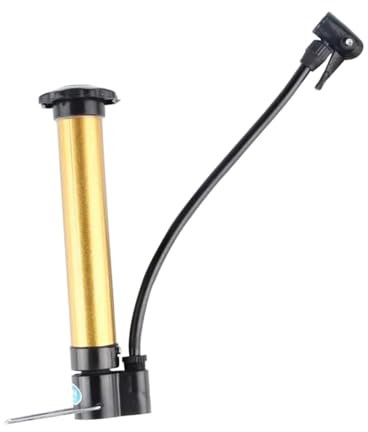 ibasenice Fahrradpumpe Hochdruck Kleiner Standpumpe Aus Eisen Mit Kratzfestem Gummikopf Handpumpe Für Fahrräder Und Luftversorgung Unterwegs