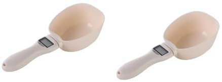 GLEAVI 2pcs Scale for Food Digital Scale Spoon Measuring Spoons Precision Kitchen Long Handle Scoop