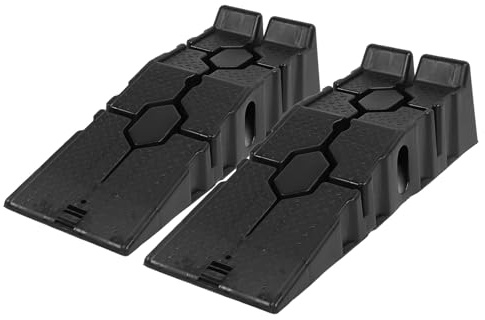 Depisuta Autorampen, Schwere 6000 -lb -Kapazitäts -Anti -Slip -Grooves mit Wirkungsbeständigem PP -Material, Rampe, um Autos LKW für Autos Sportwagen Garage Reparaturen zu Heben