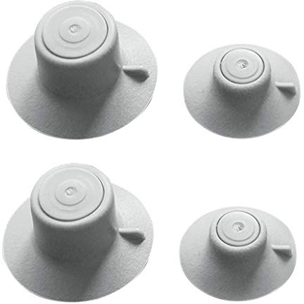 LUJIAXI Base di raffreddamento per notebook Ventosa Dissipazione termica del calore Staffa del piede 4 PZ per Notebook Computer Raffreddamento per Letto King