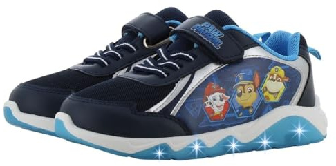Leomil Paw Patrol Basket Enfant Garçon Lumineuses 28, Bleu