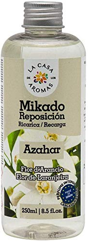 H HANSEL HOME Mikado Reposicion 250 Ml Sin Varillas (Azahar, 1 Pc)